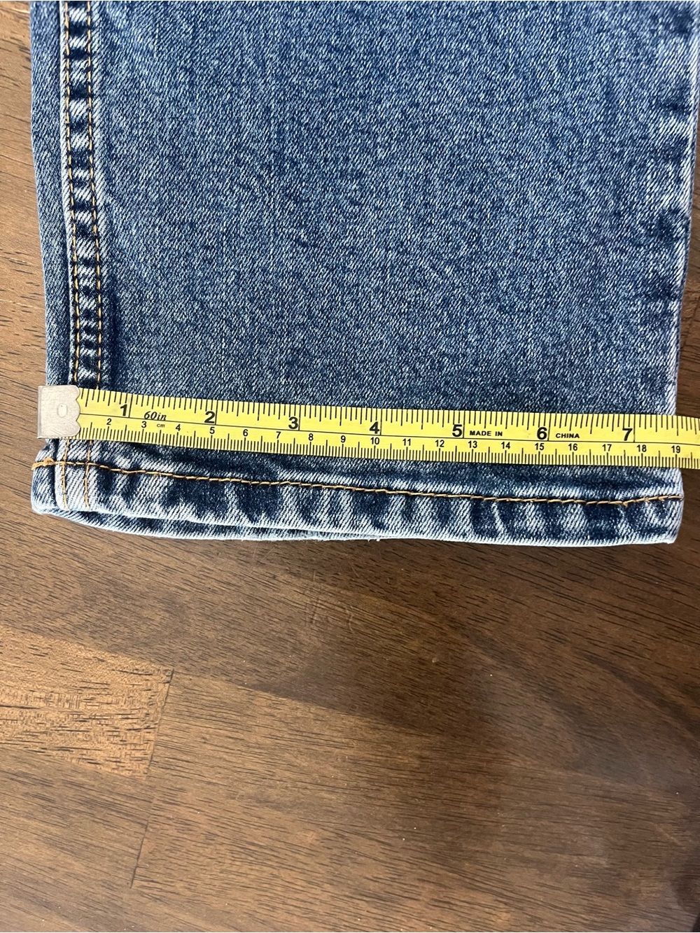 Levi's Mens Straight Leg Jeans Light Blue Wash Size 36 x 32 Cotton Denim Classic - Picture 4 of 6